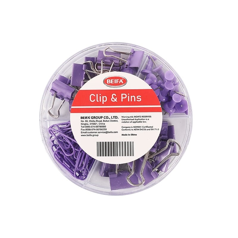 

Jual Produk Beifa Set Penjepit Kertas FH101 125 Pcs Paperclip, Binder Clip & Push Pin Lucu ''
