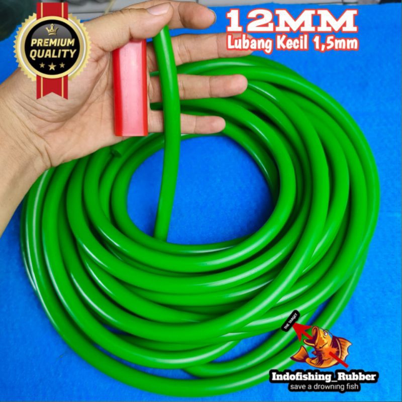 RB Karet Spearfishing Speargan 12mm Lubang Kecil Panah Ikan Laut Spergun Spergan Speargun Grade A