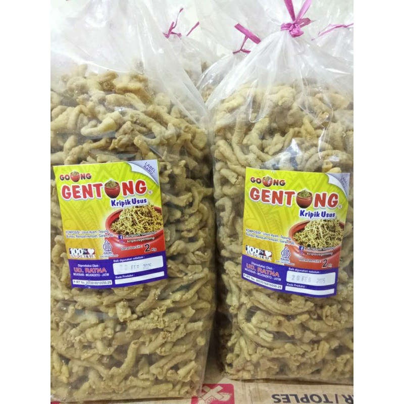 

Usus Gentong Ori 250gr/500gr/1kg