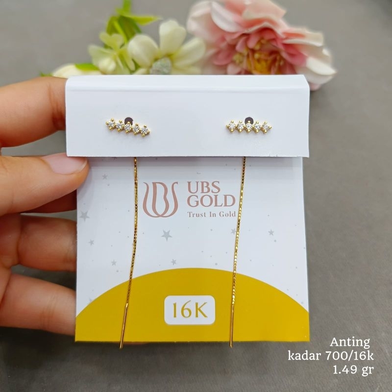 anting hati ubs model korea hadiah ultah anting panjang