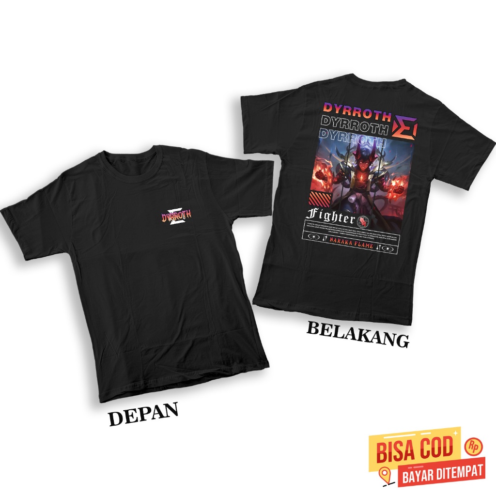 Kaos Mobile Legends Anak - Fashion Terbaru Anak - Baju Hero Dyrroth Collector