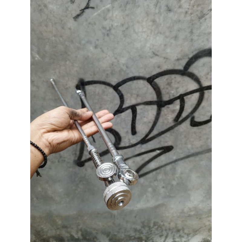 STIK REM DAN STIK PANEL TROMOL RX KING CNC STEANLIES//STIK REM BELAKANG RX KING