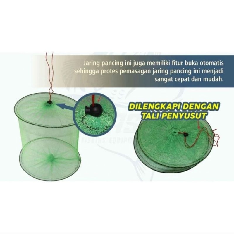 Jaring Wadah Ikan Pancingan