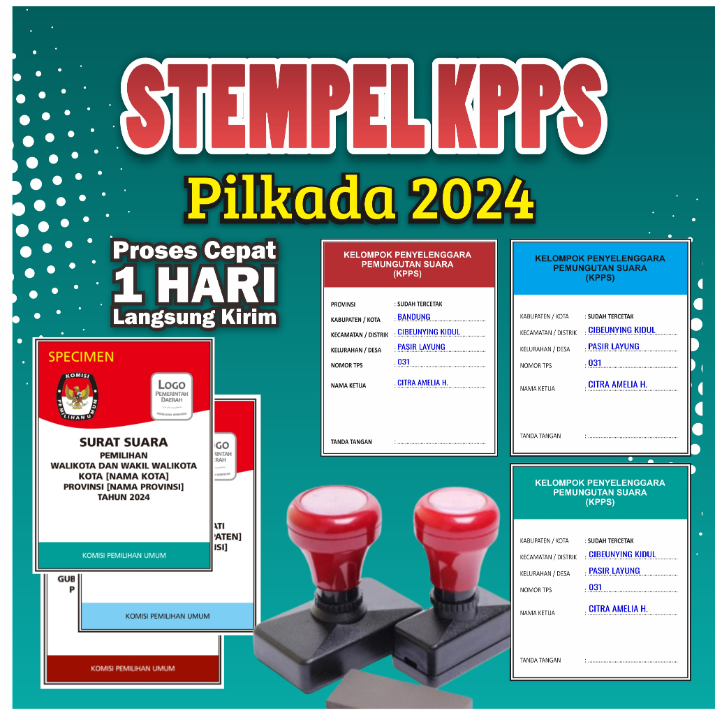 

STEMPEL PILKADA/TPS/RESMI/SESUAI-KPU