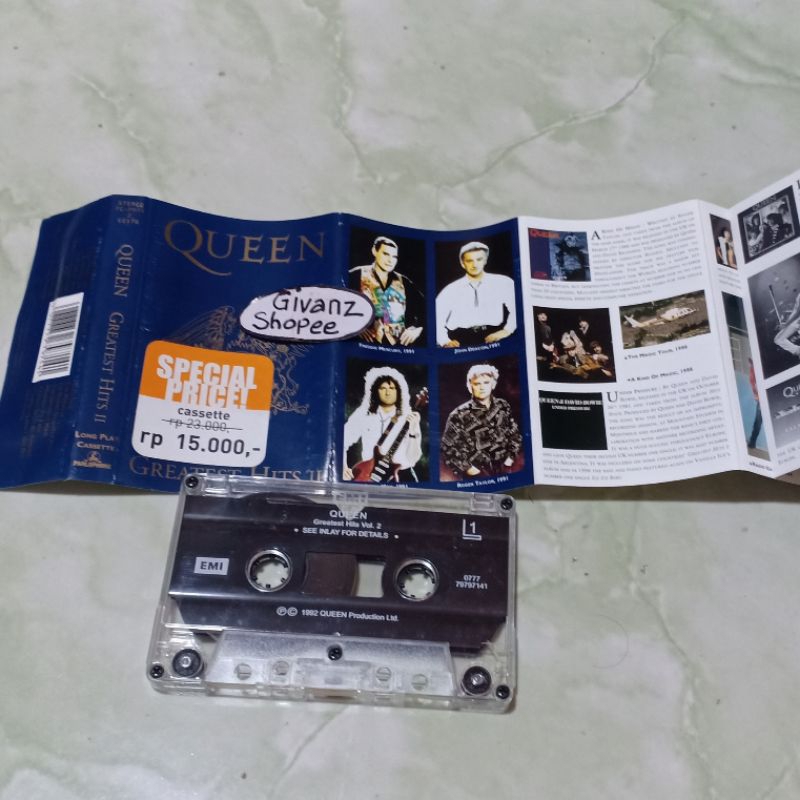 kaset pita QUEEN - Greatest hits II