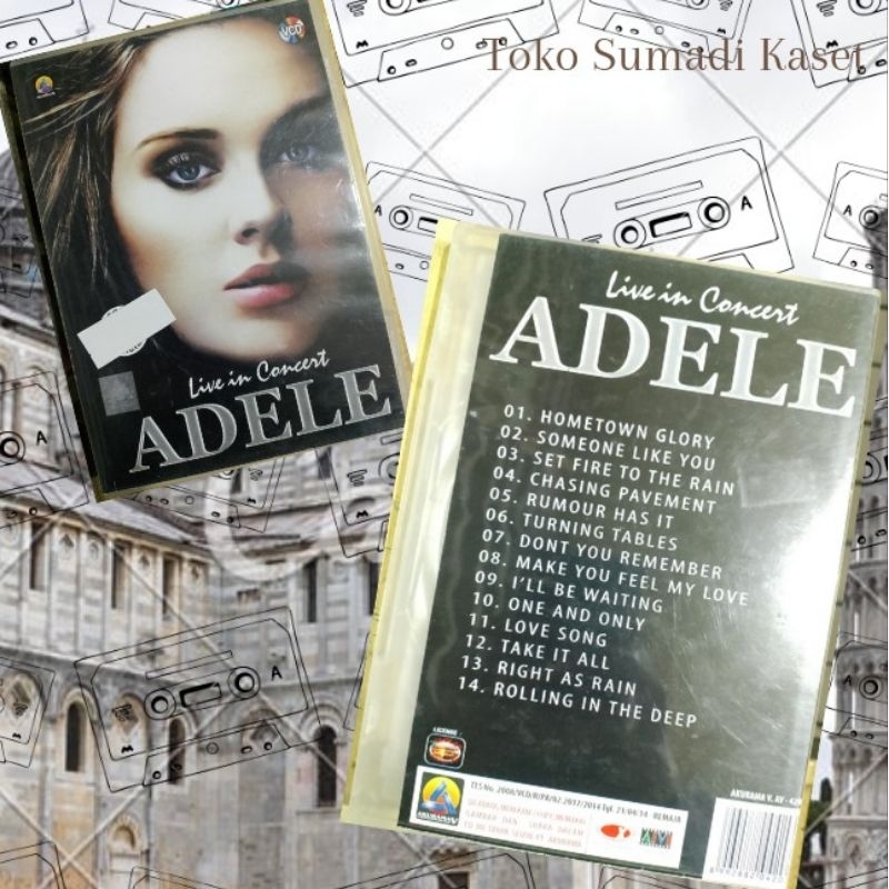 VCD Adella live concret VCD ada retak tapi aman
