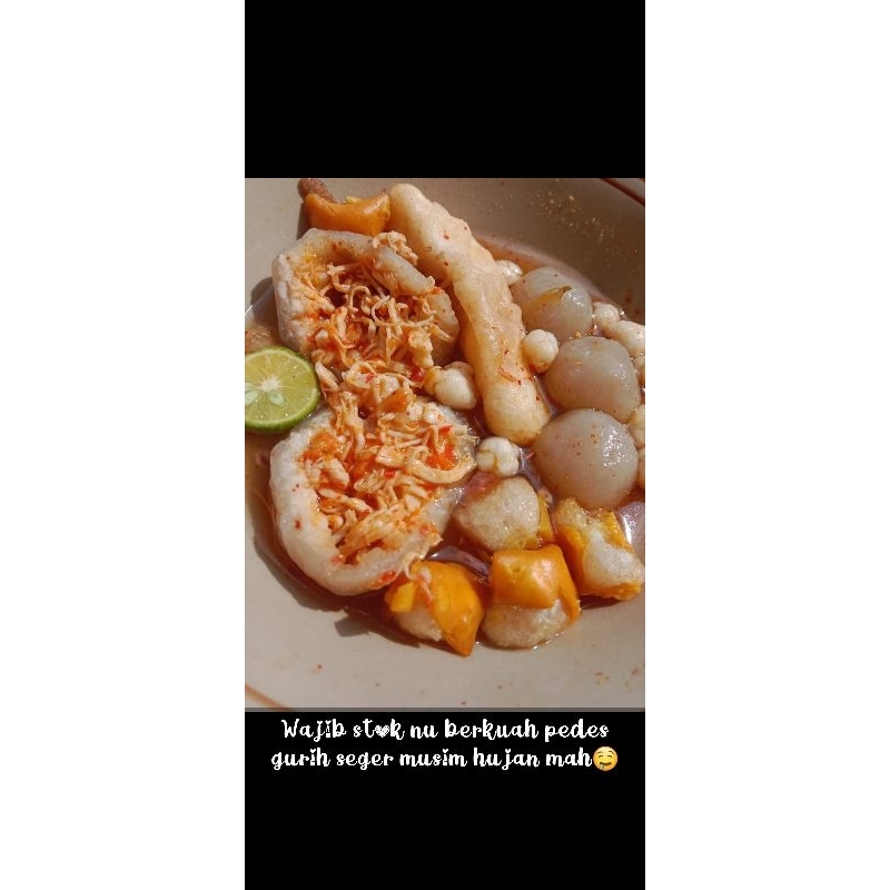 

Cilok Isi Ayam Suwir (mentahan)