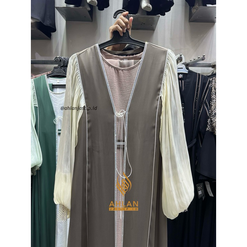 SET ABAYA MEWAH SAUDI INNER + OUTER BLINK || NEW COLLECTION ABAYA SAUDI || ABAYA IMPOR MESIR ORIGINA