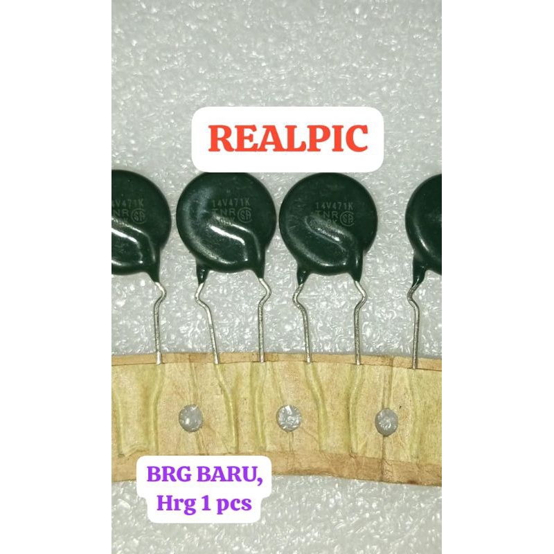 Hrg 1 pcs VARISTOR 471K 14V TNR METAL ORIGINAL 14v471K 14V471