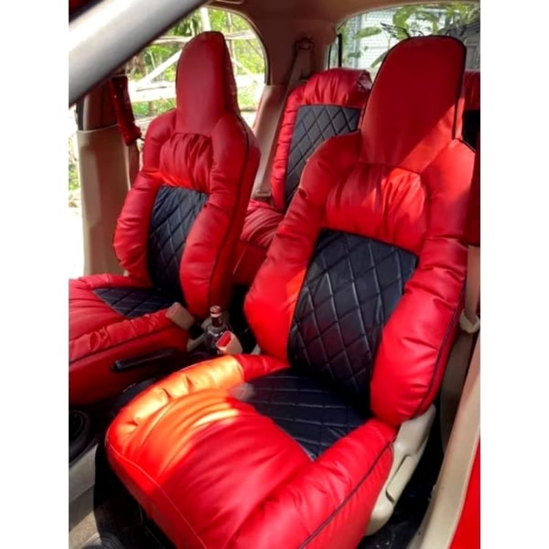 SARUNG JOK MOBIL COVER JOK MOBIL BUNGKUS JOK MOBIL BRIO AGYA AYLA BAHAN MBTECH