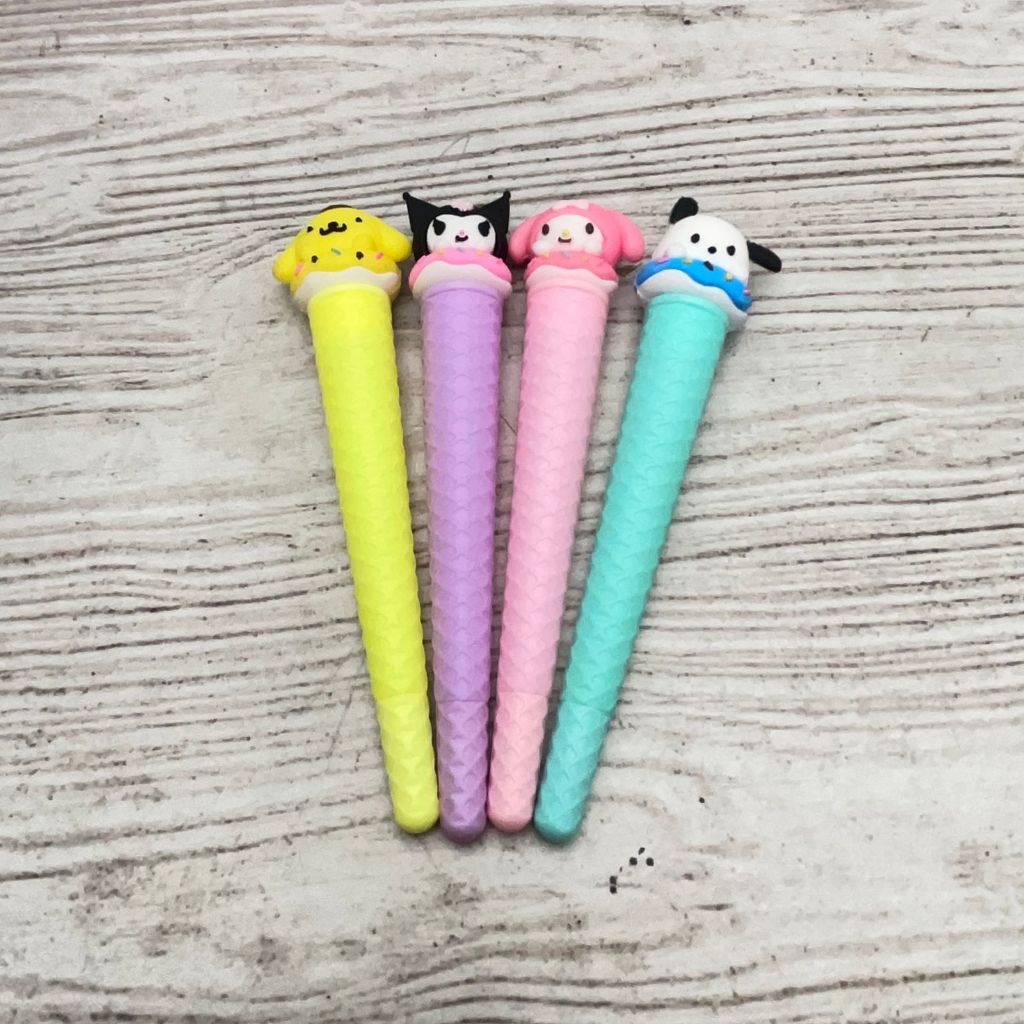 

PULPEN GEL ICE CREAM CONE SANRIO V2 pena lucu tinta hitam bisa COD pen imut keren pulpen unik atk kebutuhan anak sekolah termurah import