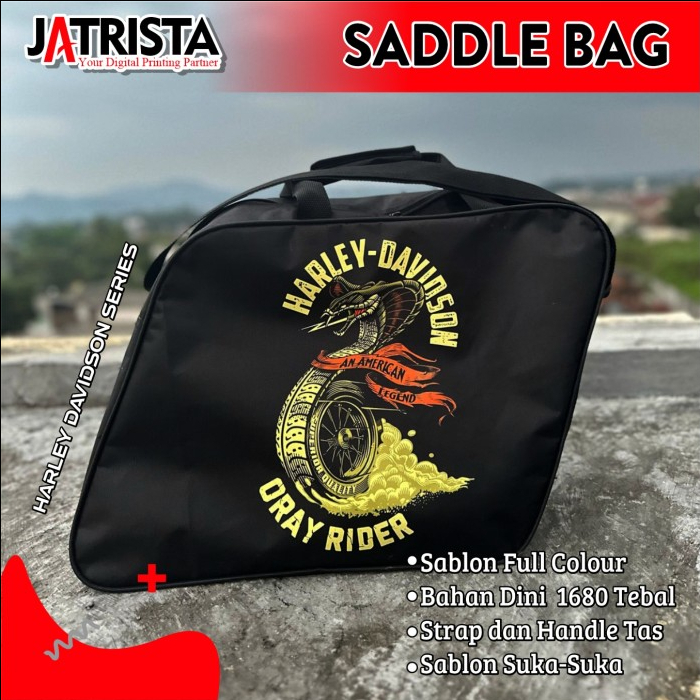 SADDLE BAG TAS MOTOR BOX SAMPING HARLEY DAVIDSON
