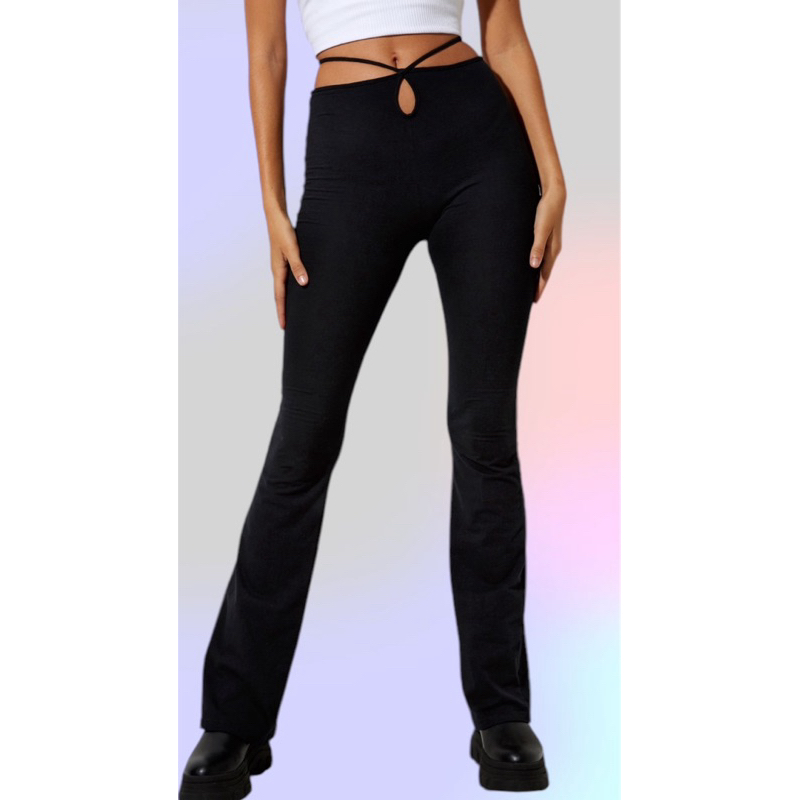 LONG PANTS FLARE PANTS Y2K