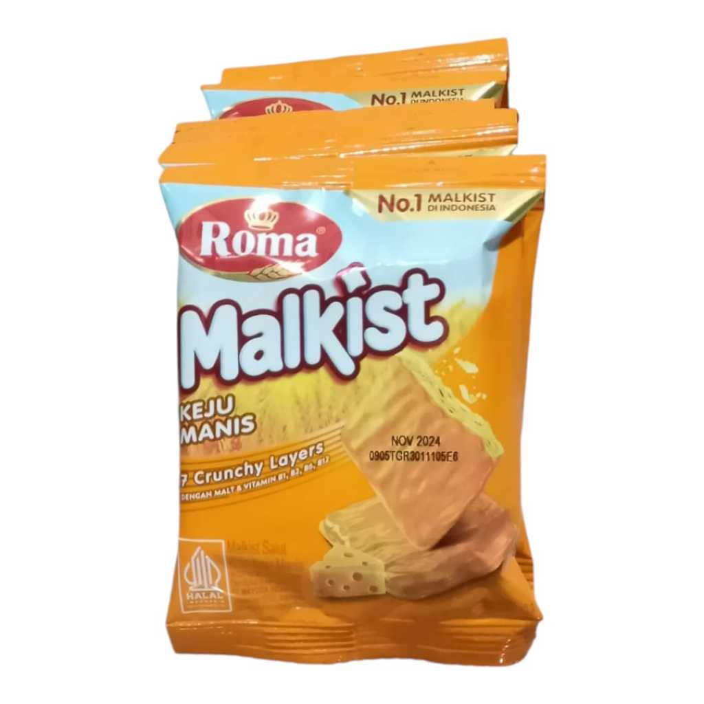 

Roma Malkis Keju 1 Renceng isi 10 Sachet