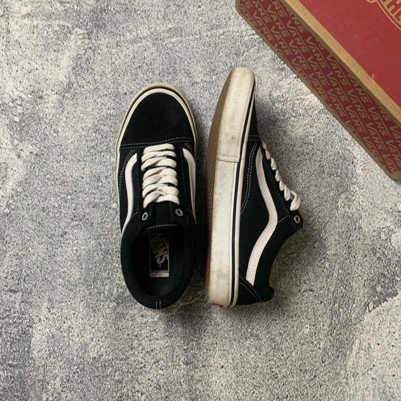 Vans Old Skool Pro Black White 100% Original