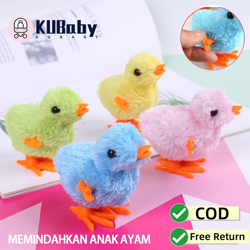 Ikubaby Mainan Anak Ayam Berjalan Model Putar Untuk Anak Ayam Putar Jam Mainan Jarum Jam Ayam Lucu
