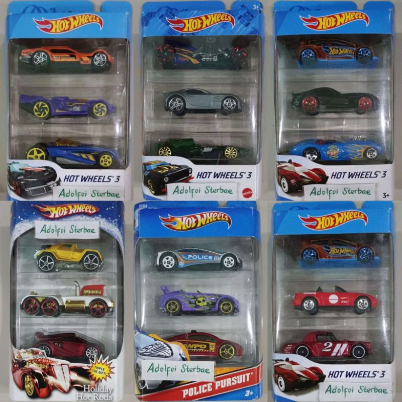 hotwheels hot wheels isi 3 holiday hot rods RD 05 semi psycho technetium police pursuit speed trap t