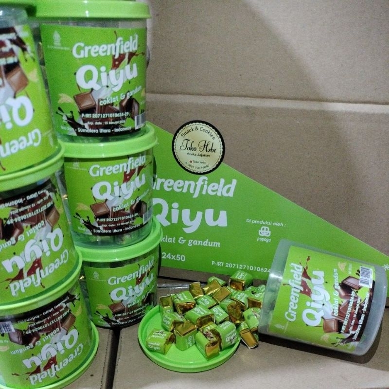 

Greenfield Qiyu Coklat & Gandum (G) Toples Mini isi 50 pcs