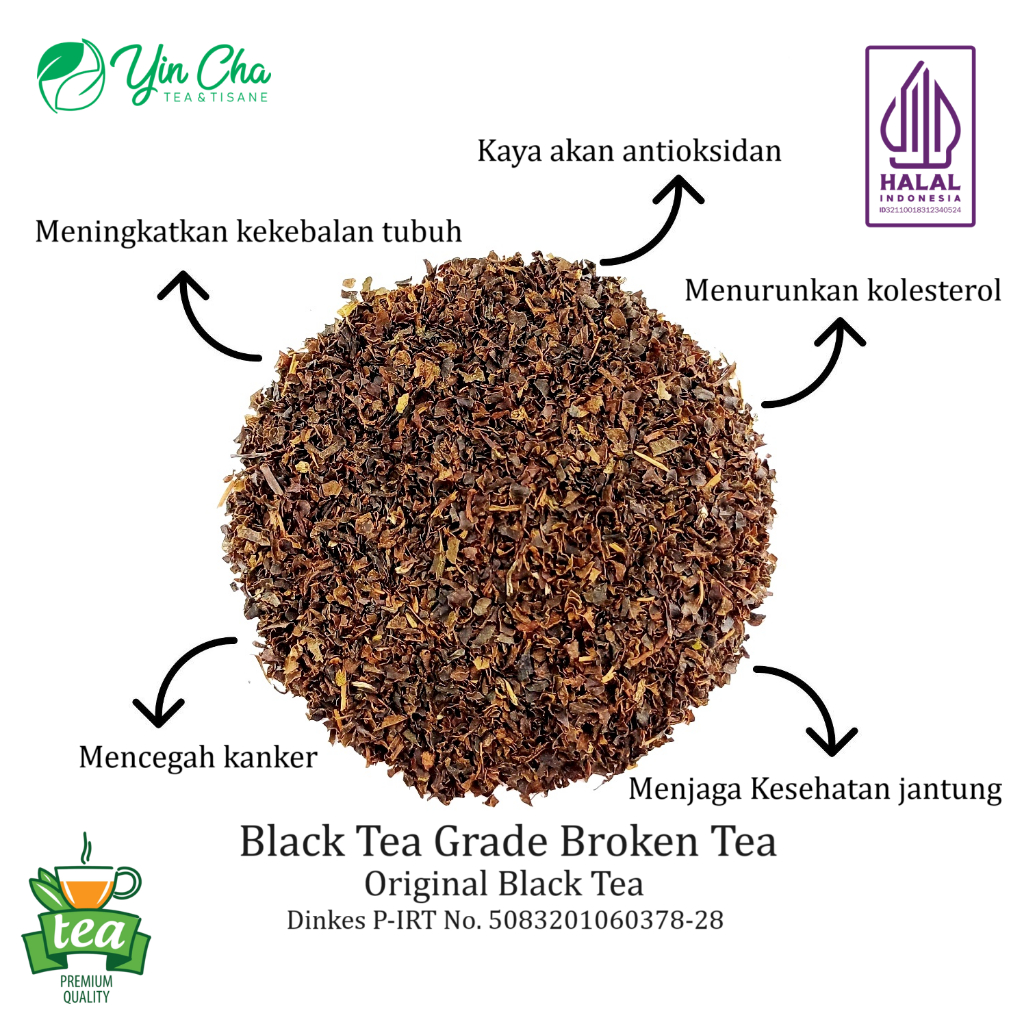 

Premium Black Tea Grade BT, 250 gram, 500 gram & 1 Kg