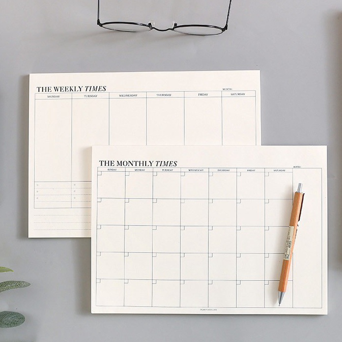 

FG2 The Times Weekly Monthly Planner Memopad Creativ