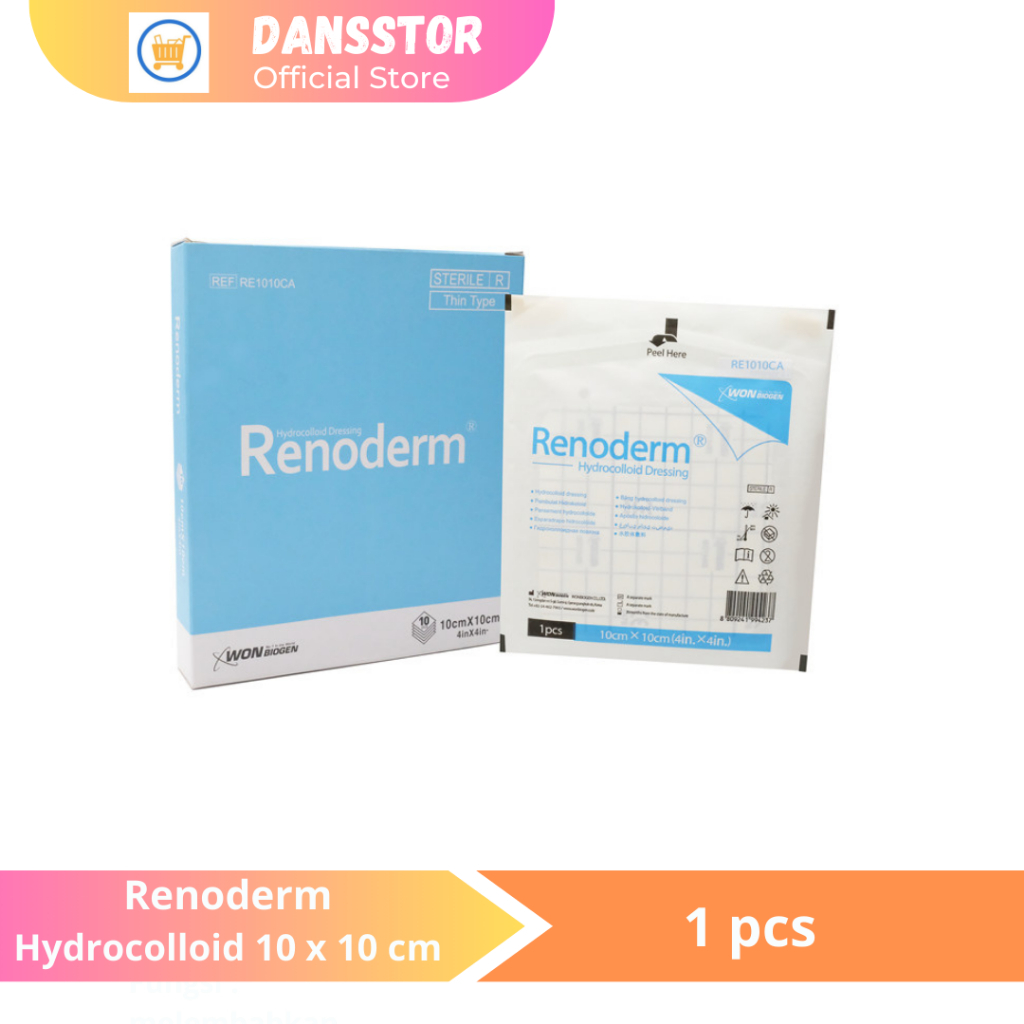Renoderm Hydrocolloid Wound Dressing 10 cm x 10 cm / Lembar