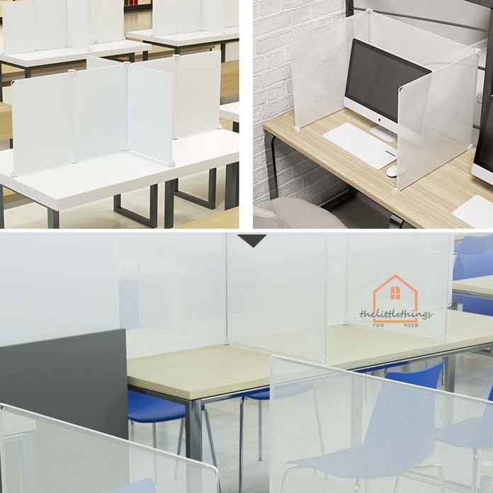 

PROMO TERUPDATE The Little Things Sekat Pembatas Meja Partisi Meja DIY Anti Percikan Air Papan Pemisah Meja Kerja Kantin Restoran