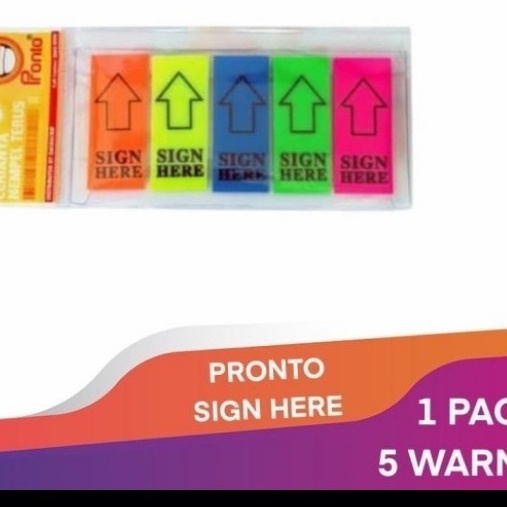 

Istimewa Sticky Notes Pronto Sn Here bahan plastik