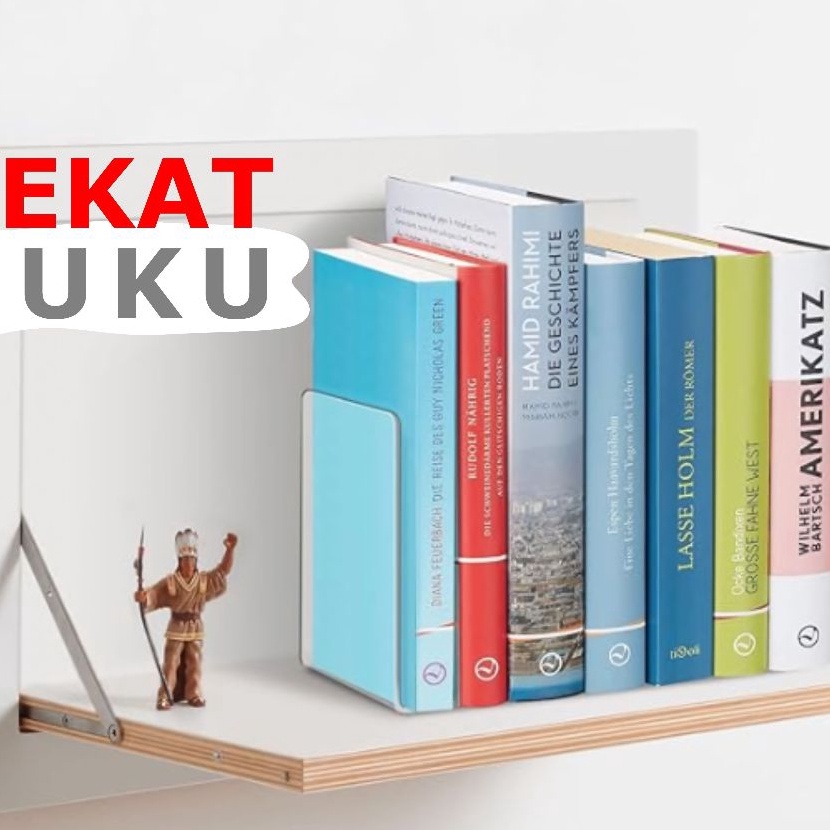 

KF7 Pembatas buku Penahan buku Acrylic Book Stand premium Rexurior