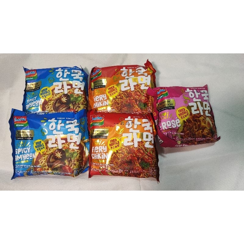 

Indomie Korean Ramyeon Series Isi 5