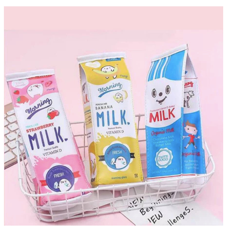 

Tempat Pensil Kotak susu Tepak pensil Motik Kotak Susu