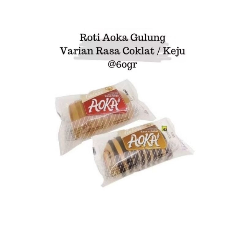 

AOKA Roti Gulung 65gr (1dus)