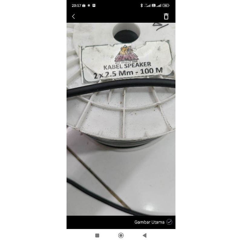 KABEL SPEAKER MEREK PERDANA UKURAN 2X2,5