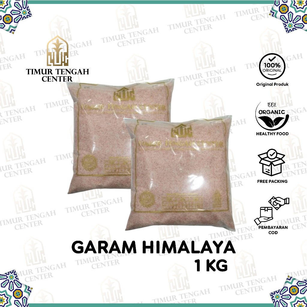 

Garam Himalaya 1KG Himalayan Pink Salt