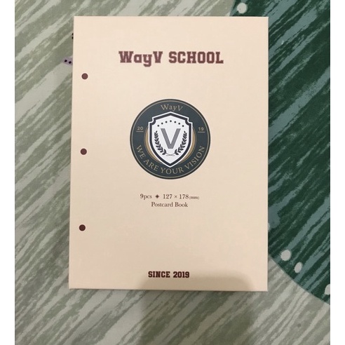 

KF7 sng wayv back to school postcard wayv b2s postcard