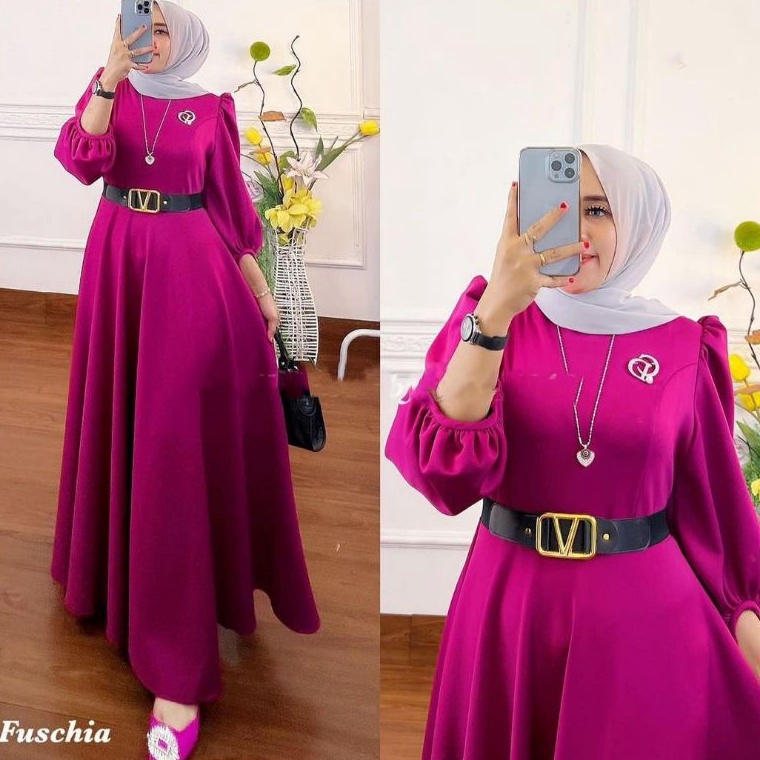 GAMIS XXL  ANNA DRESS  SEPHORA MAXY  BELT  DRESS PESTA GAMIS FASHION  DRESS JUMBO  GAMIS JUMBO  GAMI