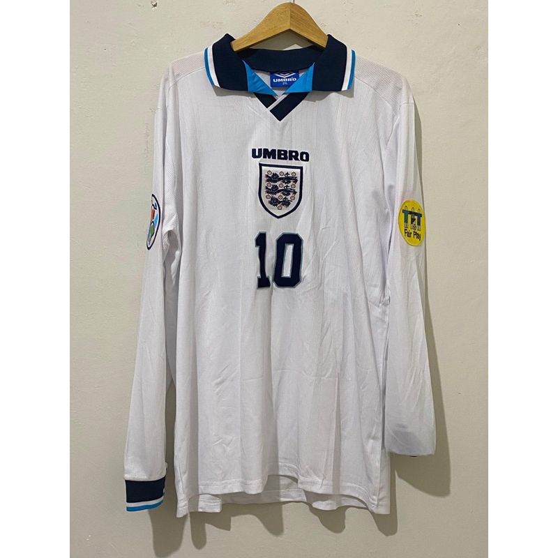 Jersey England Inggris Euro 1996 Home vintage rare retro