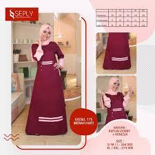 GAMIS SEPLY GISSEL 175 MERAH HATI