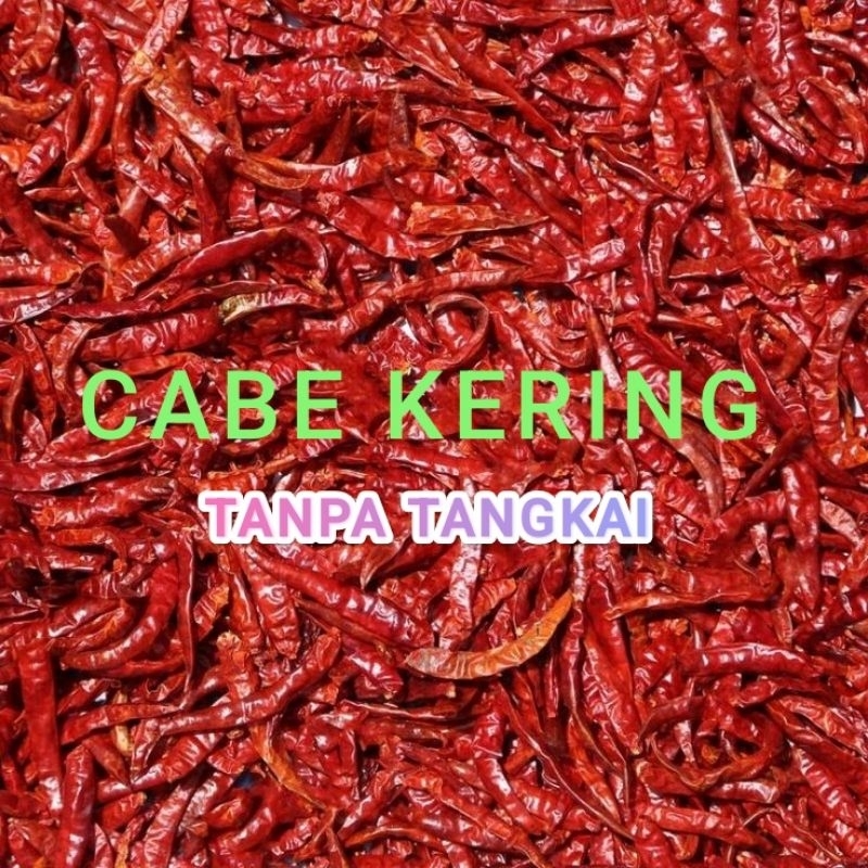

PROMO‼️CABE KERING | CABE TEJA | TANPA TANGKAI | 1KG | Kemasan VACUM | Cabe Merah Besar