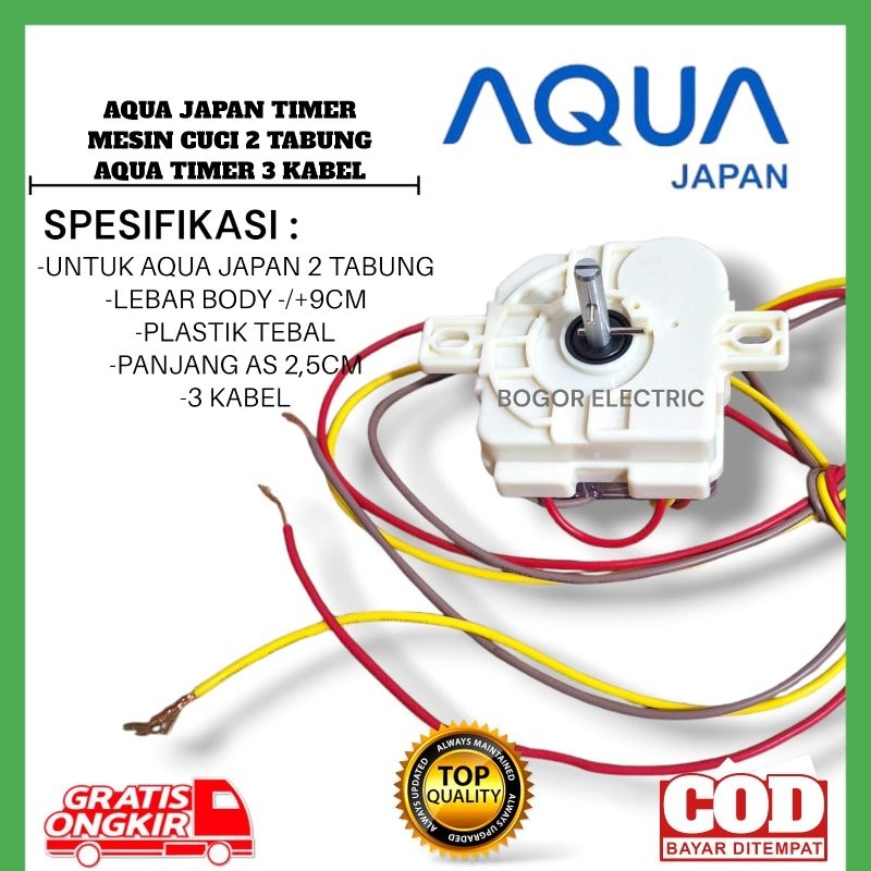 TIMER MESIN CUCI AQUA JAPAN PENCUCi WASH KABEL 3