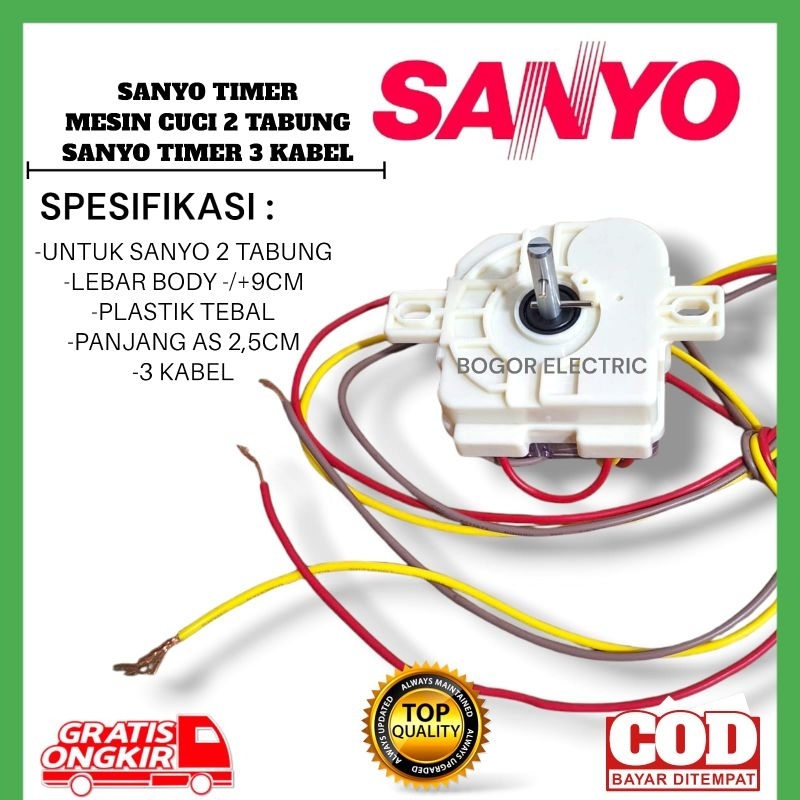 TIMER MESIN CUCI SANYO ELECTROLUX PENCUCI WASH KABEL 3