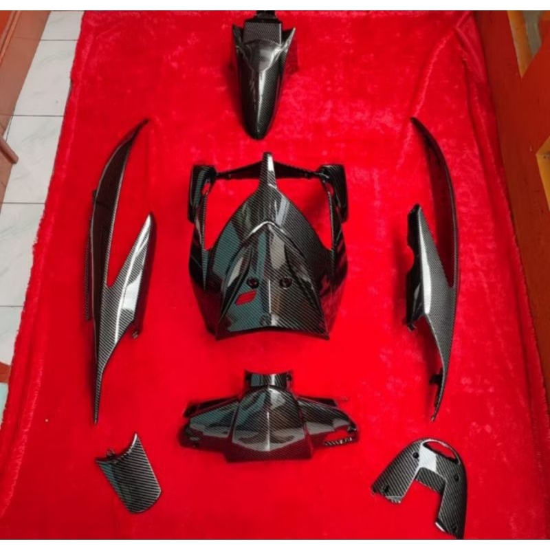 Full Body halus Vario 110 karbu CW Full Karbon Celup - Carbon WTP