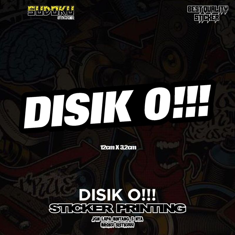 

STICKER STIKER PRINTING DISIK O!!! VIRAL FYP AESTHETIC