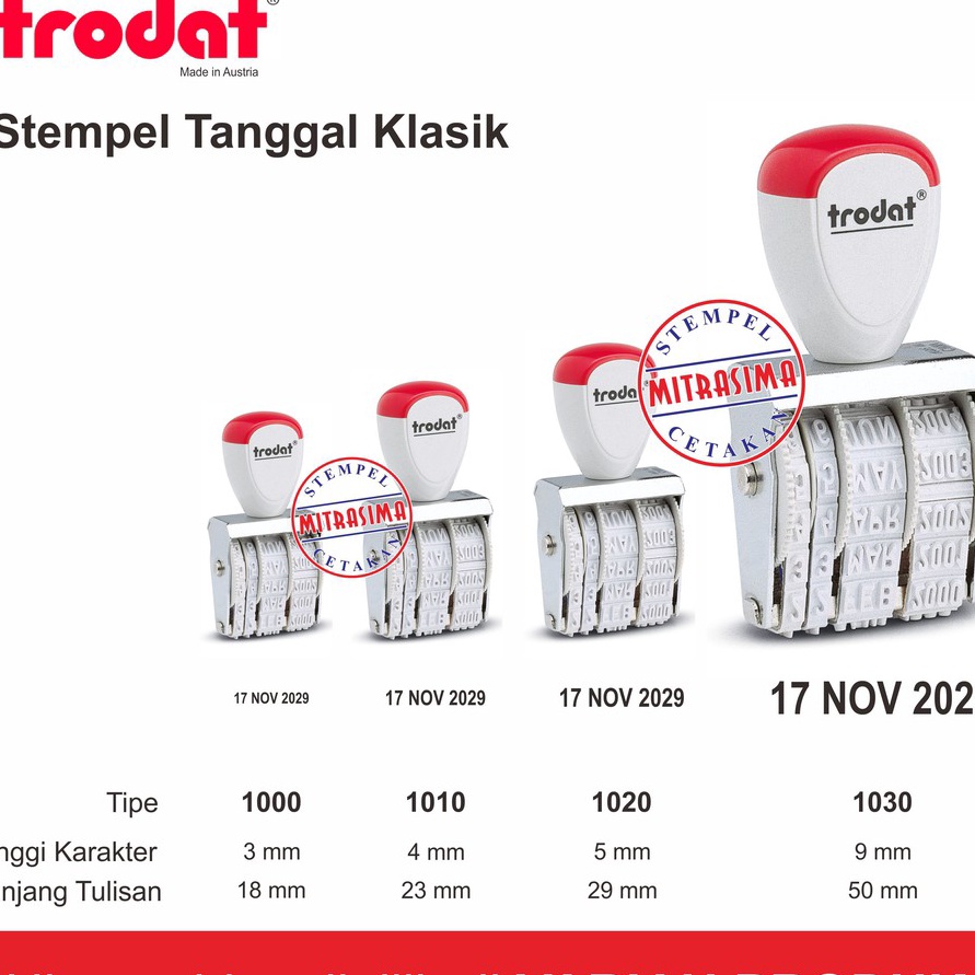 

HOT PRODUCT Stempel klasik tanggal