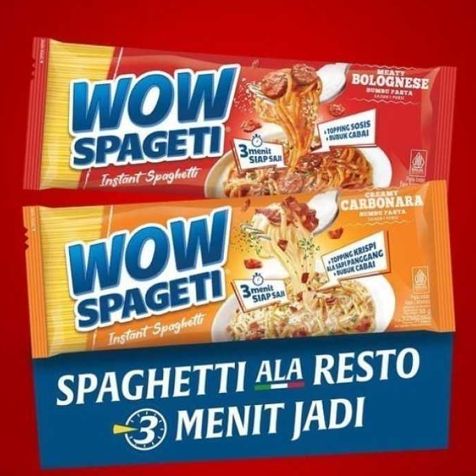 

PROMO!! WOW Spageti Instan Spaghetti Viral ( Carbonara / Bolognese )