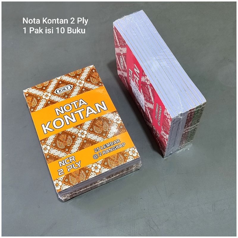 

1 Pak Nota Kontan 2 Rangkap Isi 10 Pcs KIKY