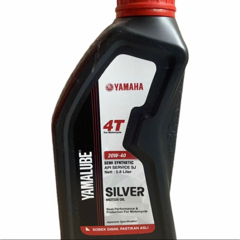 Oli Motor Yamalube Bebek/Kopling 800ml Oli Motor Yamalube Silver 0.8L