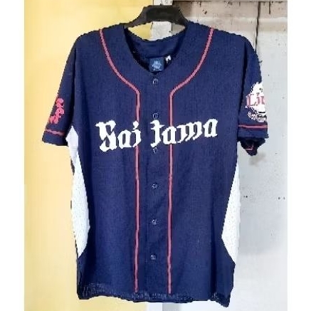 Jersey Baseball Lions Saitama Saibu Second collection rare vintage original supporter official