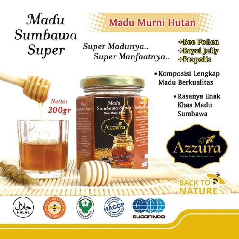 

Madu Azzura- Madu Sumbawa 400 gr