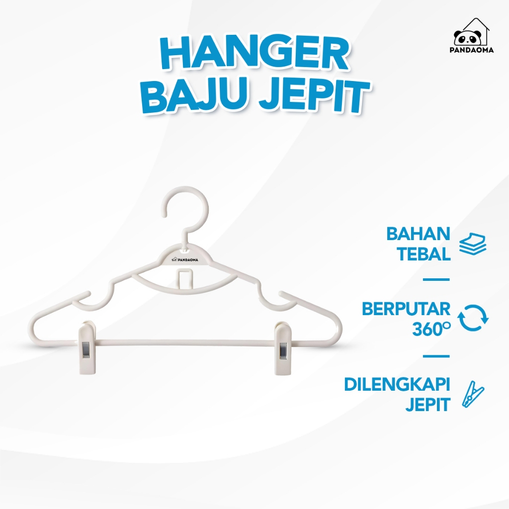 Pandaoma Hanger Jepit Susun Gantungan Susun Hanger Susun 5