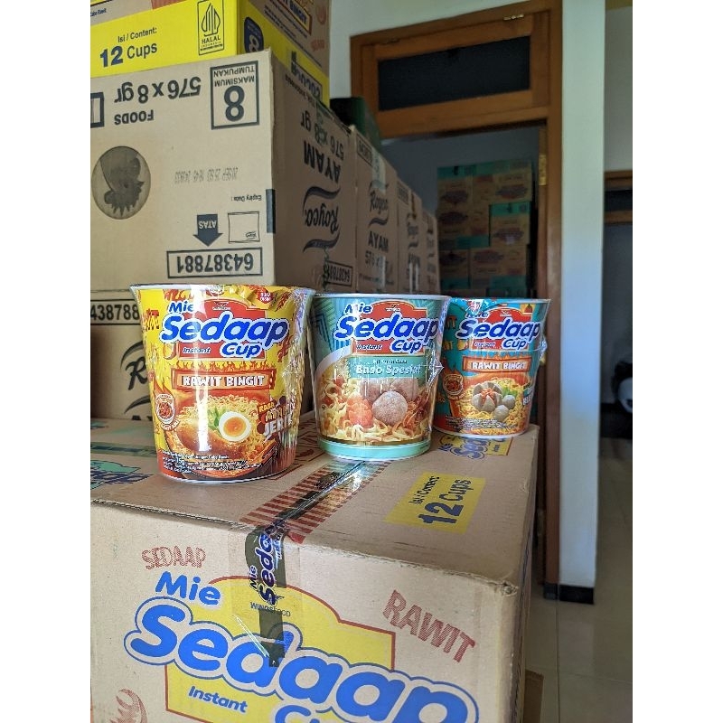 

(1 DUS) MIE SEDAAP CUP ISI 12 PCS